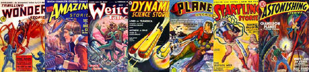 Vintage Science Fiction Comic Covers Image Collection