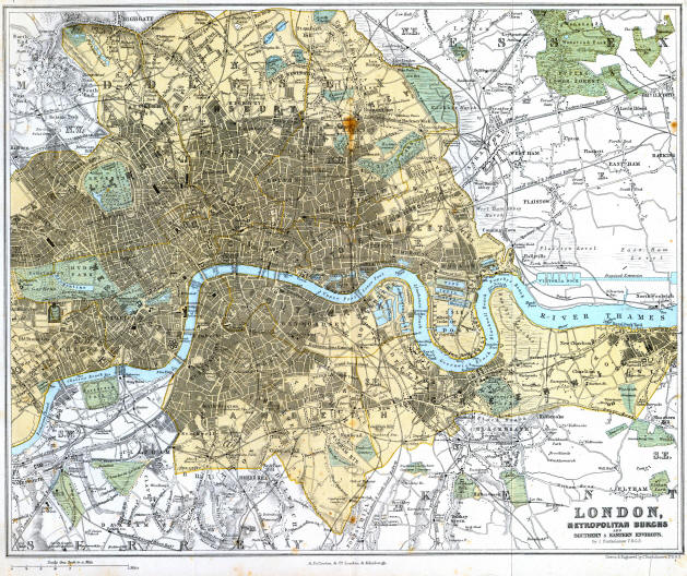 OLD LONDON TOWN HISTORY ☆ Dozens of Antique Book Scans PLUS Rare Maps